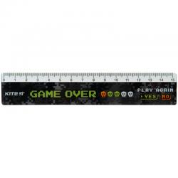 Линейка пластиковая Kite Game over K23-090-1, 15 см
