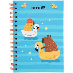Блокнот на спіралі Kite Cute 2 K25-1911-2, А5, 80 аркушів, клітинка