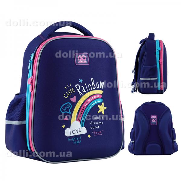Рюкзак GoPack Education полукаркасный GO24-165M-1 Cute Rainbow