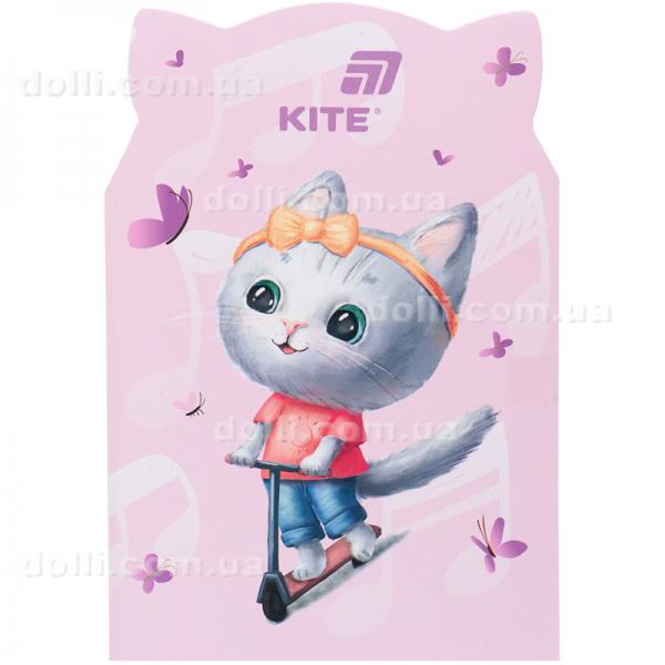 Блокнот Kite Pink cat K25-461-2, 48 аркушів, клітинка