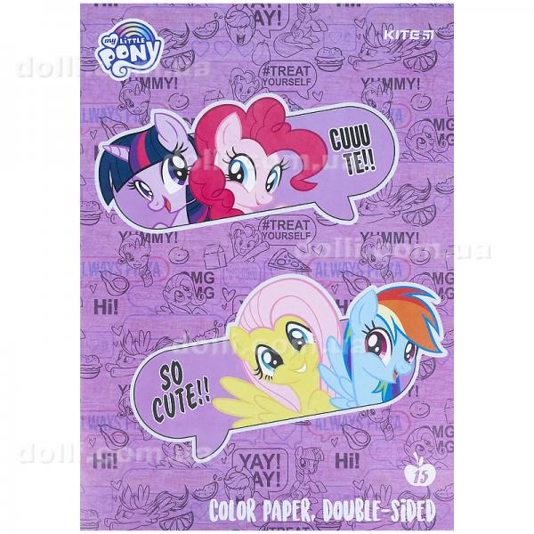 Папір кольоровий двосторонній Kite My Little Pony LP21-250