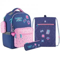 Школьный набор Kite Pixel Love SET_K24-770M-1 (рюкзак, пенал, сумка)