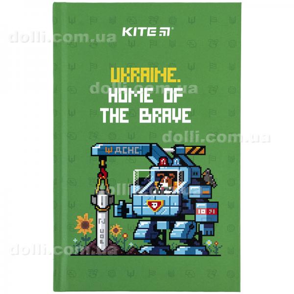 Книга записна Kite K24-199-4, тверда обкладинка, А6, 80 аркушів, клітинка