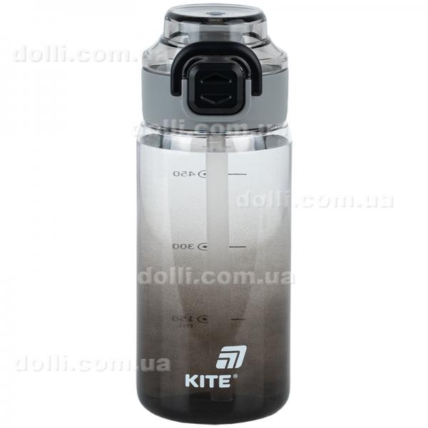 Бутылочка для воды Kite K25-1212-1, 600 мл, черная