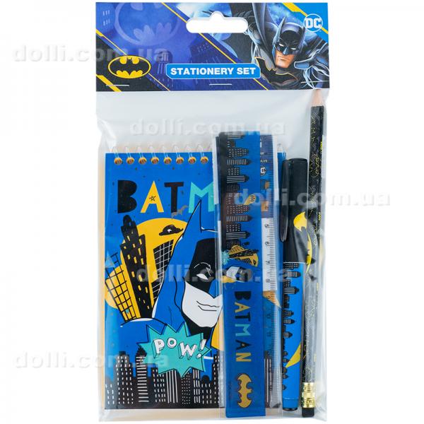 Набор канцелярии Kite DC Comics DC25-S03, 4 предмета