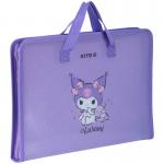 Папка-портфель на молнии Kite Kuromi HK24-202, 1 отделение, A4