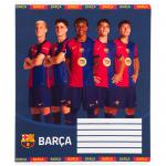 Тетрадь школьная Kite FC Barcelona BC25-232, 12 листов, клетка