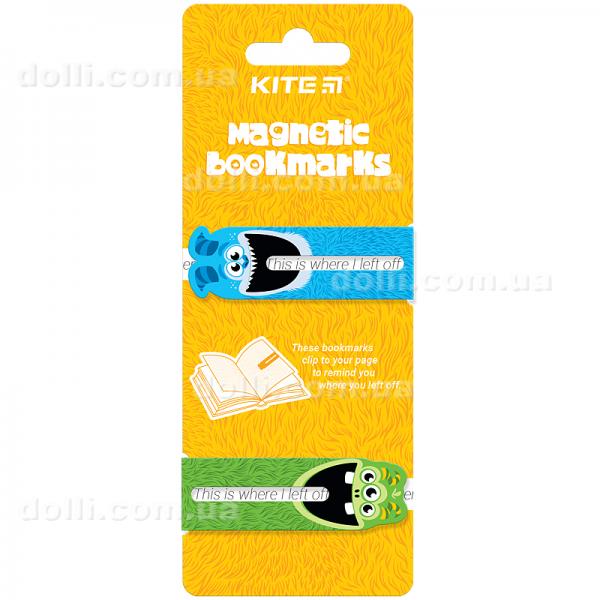 Набір магнітних закладок-індикаторів Kite Monsters K24-496-5
