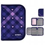 Шкільний набір Kite Check and Hearts SET_K24-555S-1 (рюкзак, пенал, сумка)