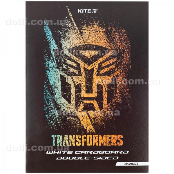 Картон белый Kite Transformers TF24-254, А4, 10 листов