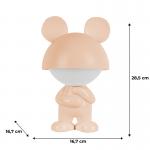 Світильник-нічник LED з акумулятором Kite Dreamy Mouse K25-315-2-4, персиковий
