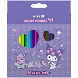 Карандаши цветные Kite Kuromi HK25-055, 24 шт.
