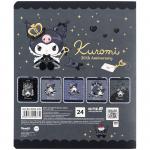 Тетрадь школьная Kite Kuromi HK25-239, 24 листа, линия