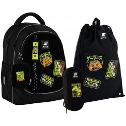 Шкільний набір Kite Education Gaming Mode SET_K25-700M-5 (рюкзак, пенал, сумка)