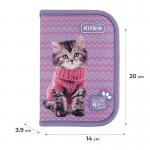 Пенал с наполнением Kite Studio Pets SP24-622H-1, 1 отделение, 2 отворота