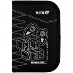 Пенал с наполнением Kite Player K25-622H-6, 1 отделение, 2 отвоврота