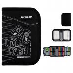 Пенал с наполнением Kite Player K25-622H-6, 1 отделение, 2 отвоврота