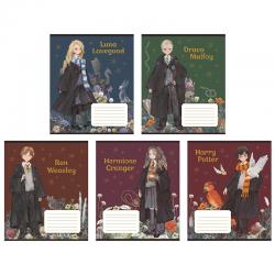 Тетрадь школьная Kite Harry Potter HP24-236, 18 листов, клетка