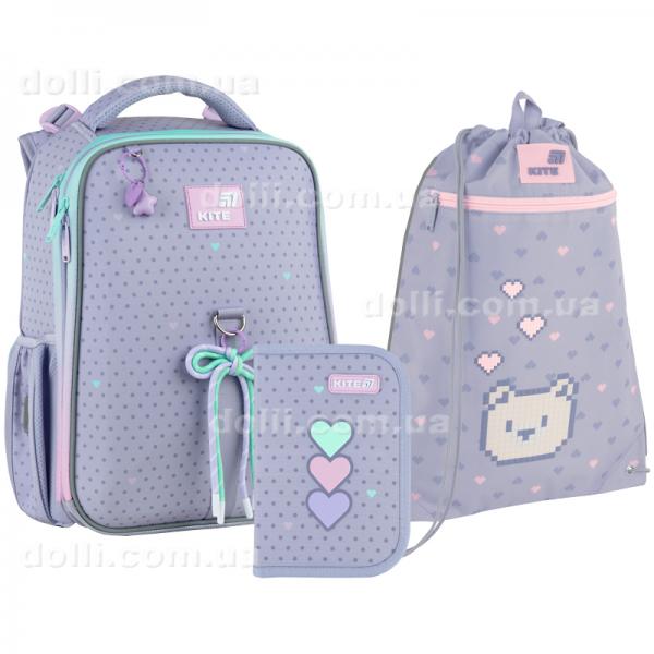 Шкільний набір Kite Education Lovely SET_K26-531M (рюкзак, пенал, сумка)