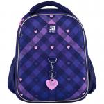 Шкільний набір Kite Check and Hearts SET_K24-555S-1 (рюкзак, пенал, сумка)