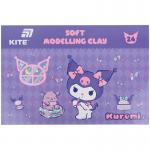 Пластилин восковой Kite Kuromi HK24-089, 24 цвета, 480 г