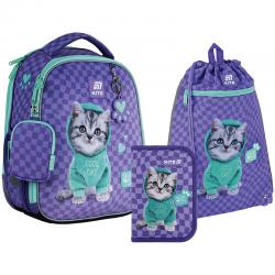 Школьный набор Kite Education Studio Pets SET_SP25-555S-2 (рюкзак, пенал, сумка)