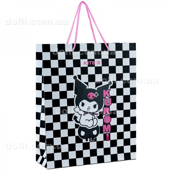 Пакет бумажный подарочный Kite Kuromi HK24-266, 26х32см