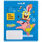 Зошит шкільний Kite SpongeBob SquarePants SB25-232, 12 аркушів, клітинка