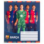 Тетрадь школьная Kite FC Barcelona BC25-232, 12 листов, клетка