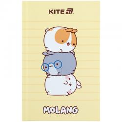 Книга записная Kite Molang ML25-199, твердая обложка, A6, 80 листов, клетка