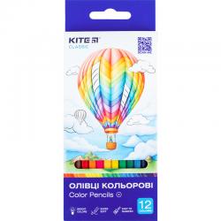 Олівці кольорові Kite Classic K-051, 12 шт.