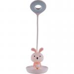 Настольная лампа LED с аккумулятором Bunny Kite K24-492-1-2, розовый