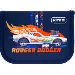 Пенал без наповнення Kite Education Hot Wheels HW21-621, 1 відділення, 1 відворот