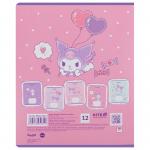 Зошит шкільний Kite Kuromi HK25-234-2, 12 аркушів, лінія