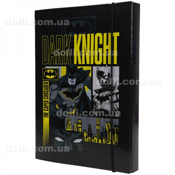 Папка для зошитів на гумці Kite DC Comics DC23-210, картон