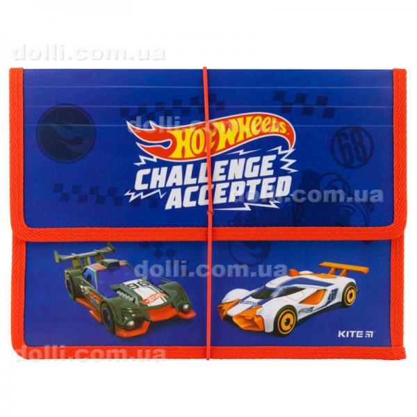 Папка B5 для тетрадей на резинке Kite Hot Wheels HW19-023
