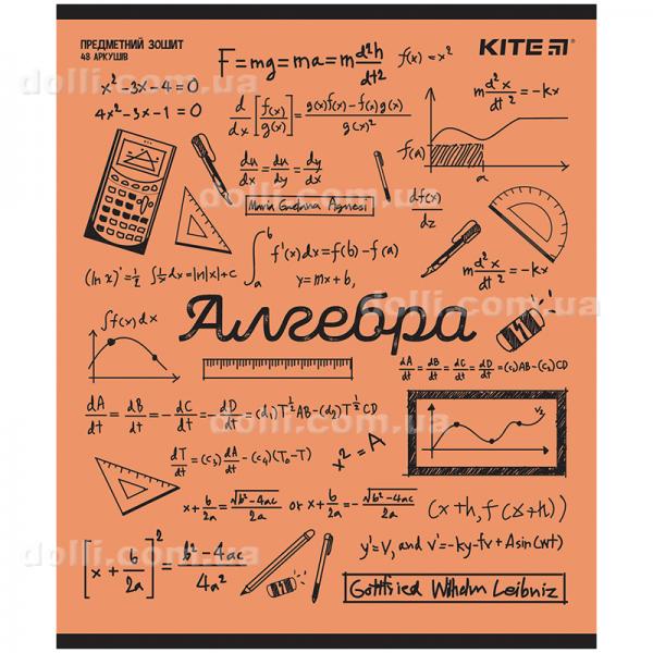 Предметная тетрадь Kite Sketch K24-240-24, 48 листов, клетка, алгебра