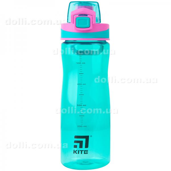 Пляшечка для води Kite K23-395-2, 650 мл, бірюзова