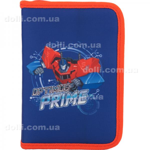 Пенал без наполнения школьный Kite Transformers TF17-622-1