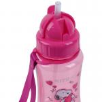 Качественная бутылочка для воды Kite Snoopy SN21-399-2, 350 мл, розовая