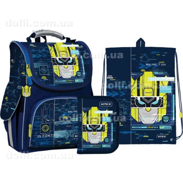 Школьный рюкзак каркасный Kite Education Transformers SET_TF22-501S