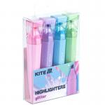 Маркер Highlighter Kite Creative Glitter K24-1146-4, набір з 4-х кольорів
