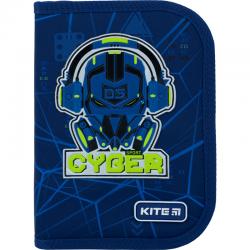 Пенал з наповненням Kite Cyber K22-622H-8, 1 відділення, 2 відвороти