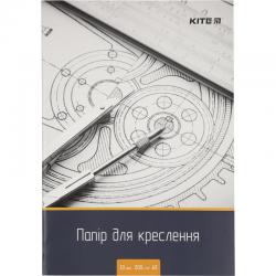 Папір для креслення А3, 10 аркушів, 200г/м2, Kite K18-270