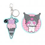 Набор бейдж на липучке и подвеска Kite Kuromi HK25-3010-2, 2 шт.