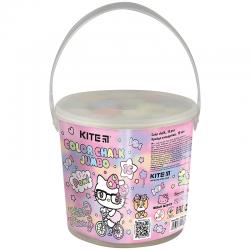 Крейда кольорова Kite Jumbo Hello Kitty HK24-074, 15 штук у відерці