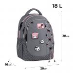 Шкільний набір Kite Education Meow SET_K26-700M-3 (рюкзак, пенал, сумка)