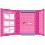 Папка для тетрадей на резинках Kite Likee LK22-210