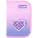 Пенал без наполнения Kite Charming K26-621-1, 1 отделение, 1 отворот