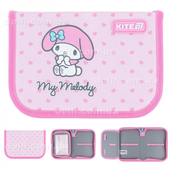 Пенал без наполнения Kite Hello Kitty HK26-621-3, 1 отделение, 1 отворот